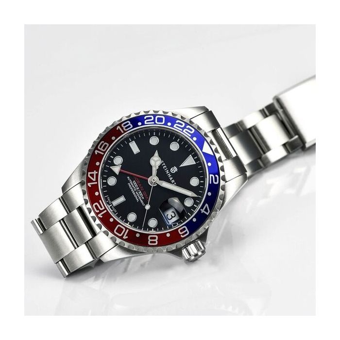 Steinhart Ocean 39 GMT BLUE-RED Taucheruhr Online
