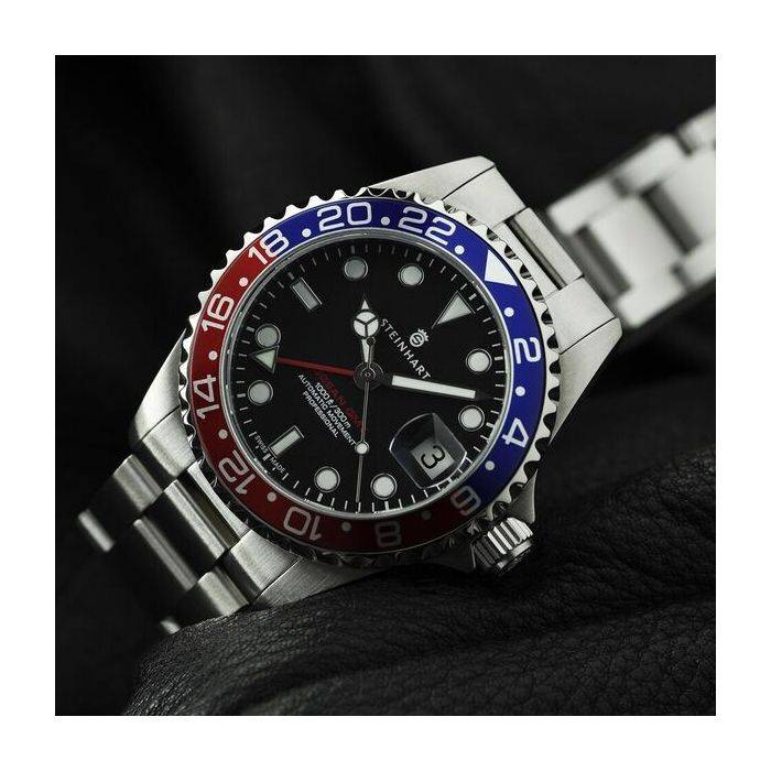 Steinhart Ocean 39 GMT BLUE-RED Taucheruhr Online