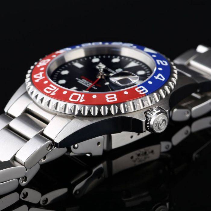 Steinhart Ocean One GMT BLUE-RED Ceramic Taucheruhr Outlet