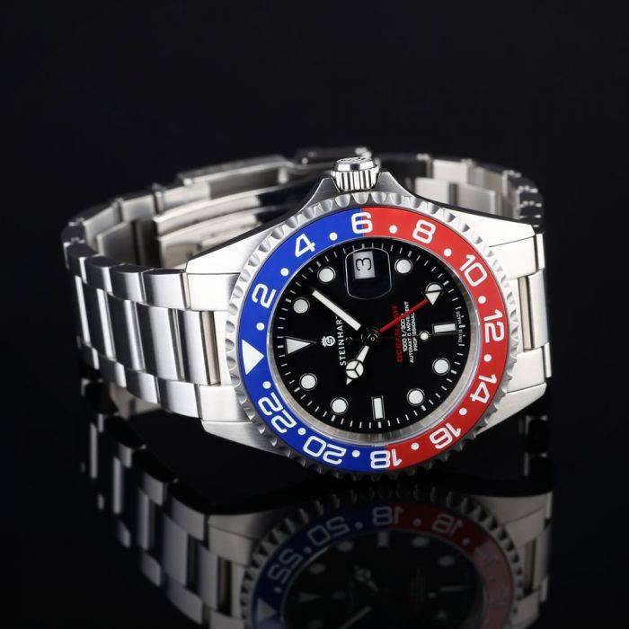Steinhart Ocean One GMT BLUE-RED Ceramic Taucheruhr Outlet