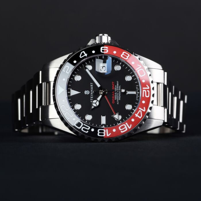 Steinhart Ocean 39 GMT BLACK-RED Ceramic Taucheruhr Angebote