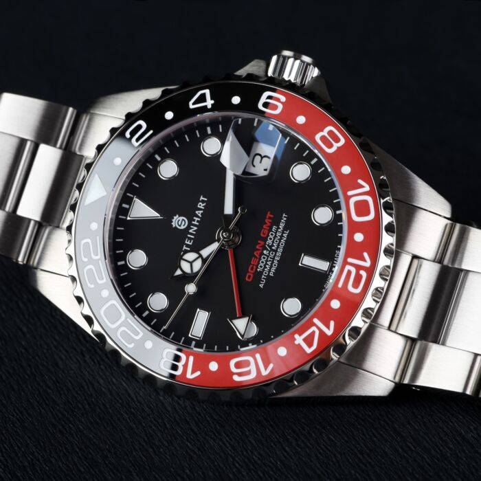 Steinhart Ocean 39 GMT BLACK-RED Ceramic Taucheruhr Angebote