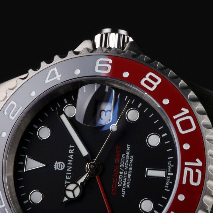 Steinhart Ocean One GMT BLACK-RED Ceramic Taucheruhr Online