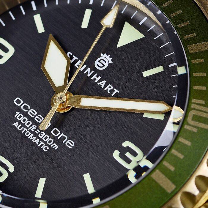 Steinhart Ocean One Bronze GREEN Taucheruhr Auslauf