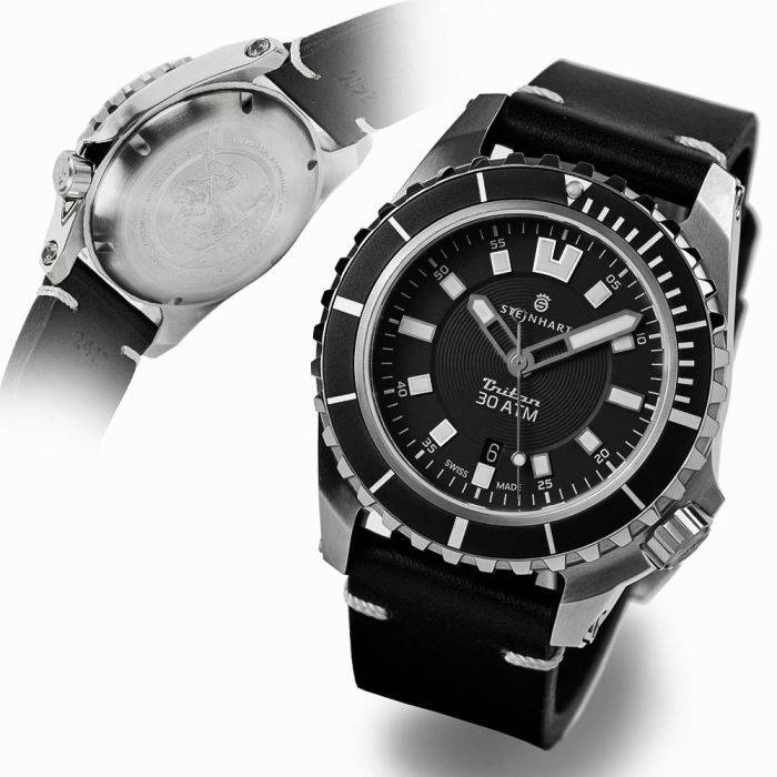 Steinhart Triton 30 ATM BLACK Taucheruhr