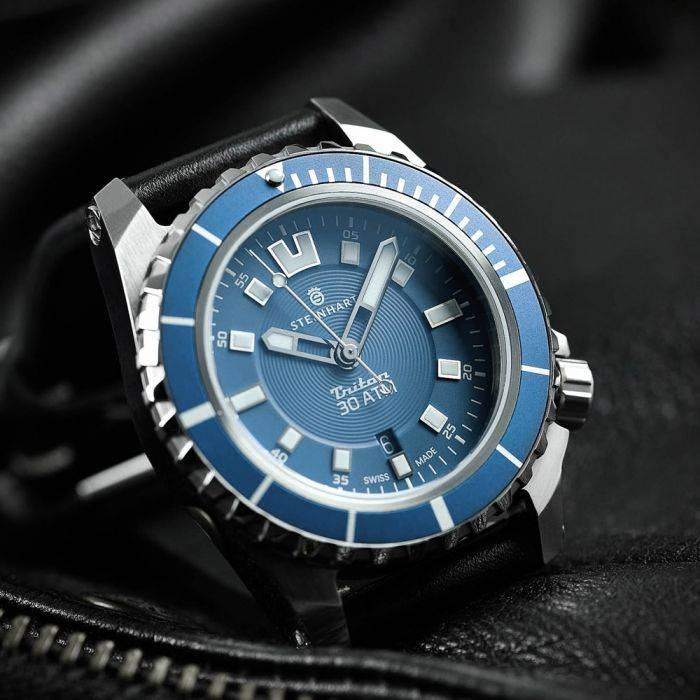 Steinhart Triton 30 ATM BLUE Taucheruhr Günstiger Verkauf