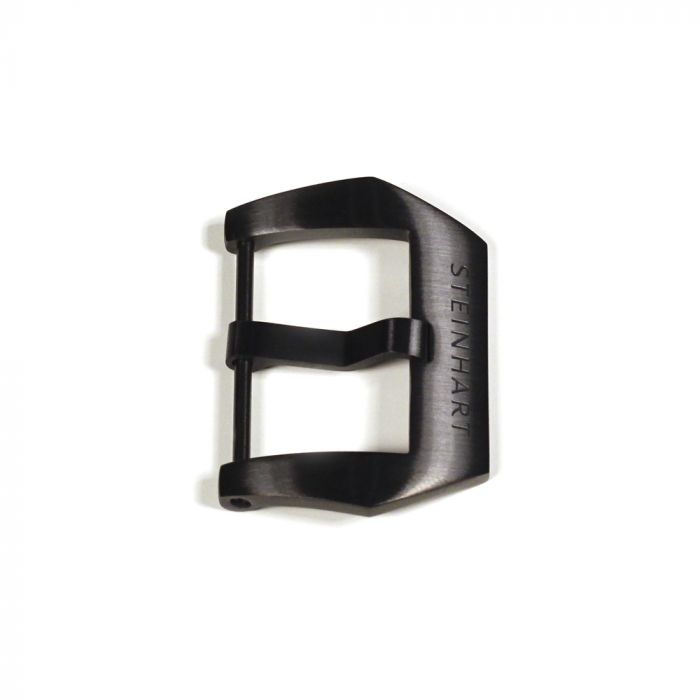 Steinhart PRE-V Schließe 22 mm schwarz pvd mit Logo