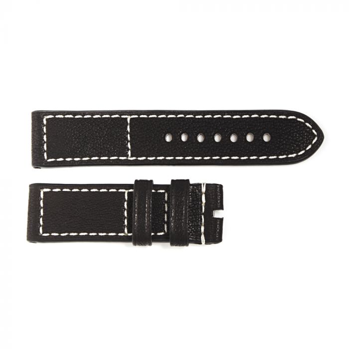 Steinhart Armband Schwarz Old Vintage, weiße Naht, Größe L