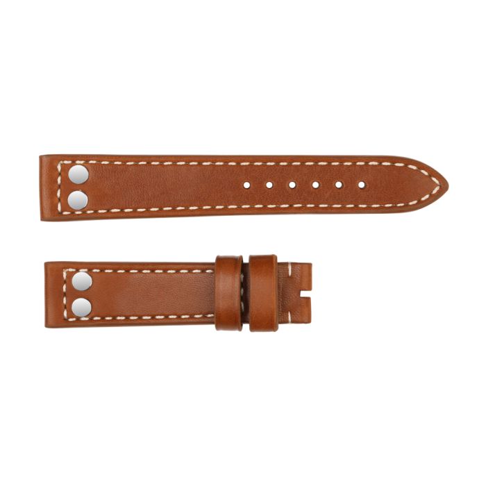 Steinhart Lederband braun mit Nieten Größe L