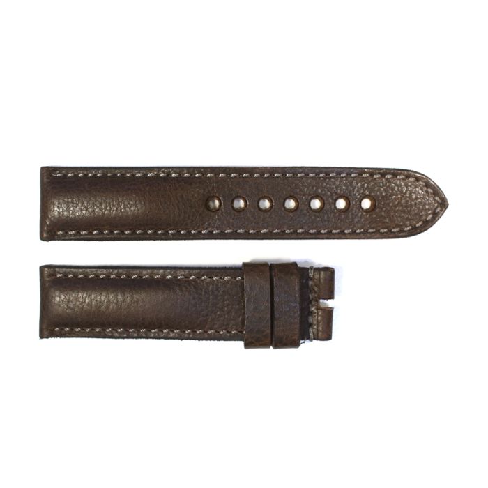 Steinhart Armband dunkelbraun mit grauer Naht Größe L