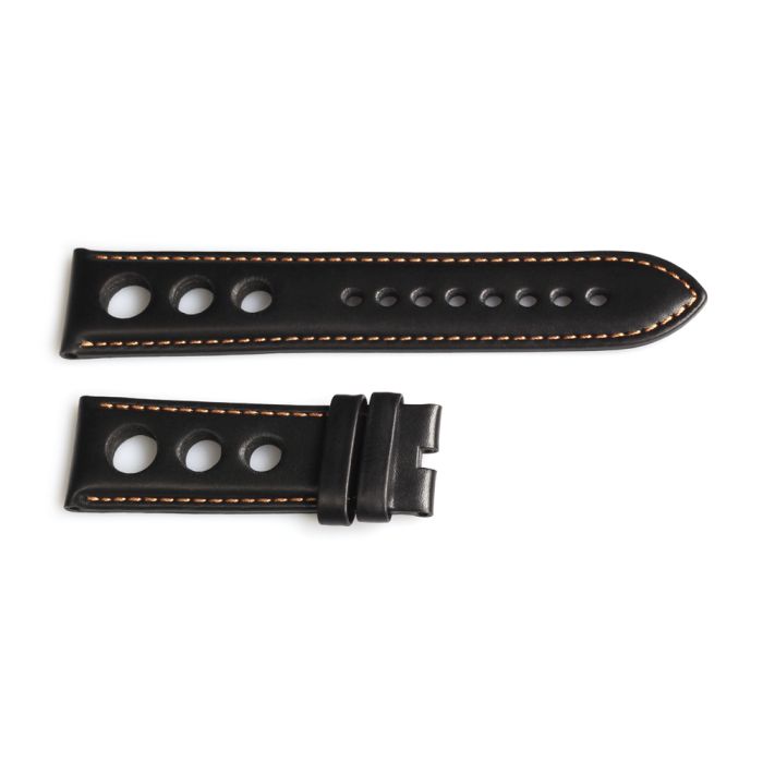 Steinhart Racingband Schwarz Größe S mit oranger Kontrastnaht