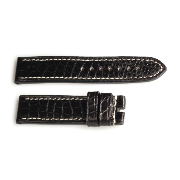 Steinhart Band Handmade Lousiana Alligator Größe S mit weißer Naht
