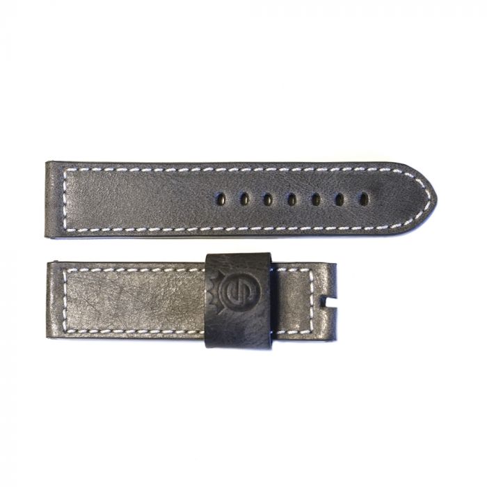 Steinhart Lederband vintage grau für Apollon Größe L