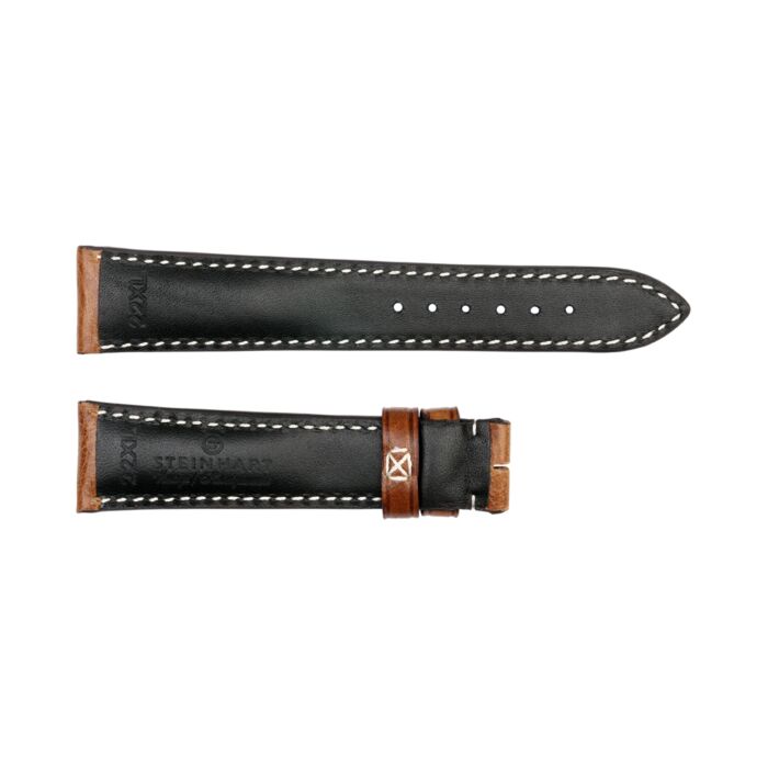 Steinhart Lederband braun für Flight Timer White Größe L Günstiger Verkauf