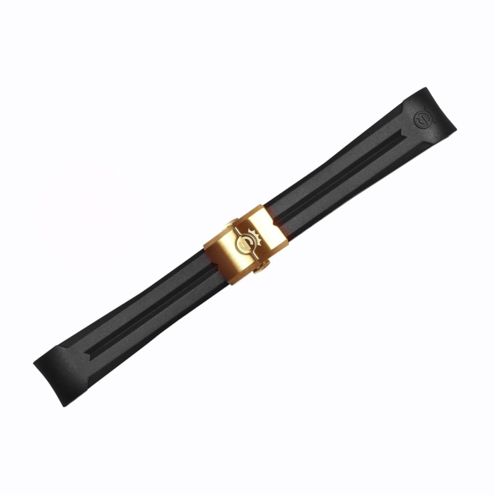 Steinhart Kautschukband neu 22x18 mm für Ocean 42 mit Schließe pink gold