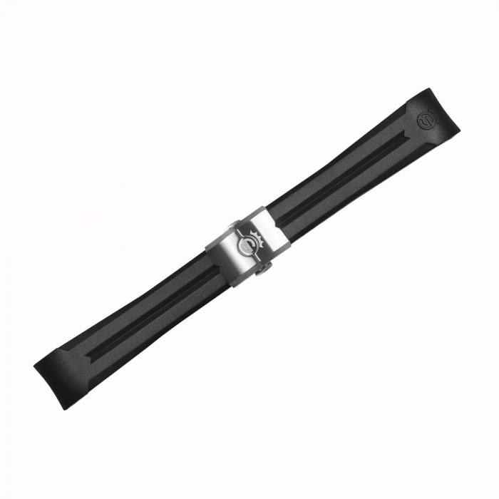 Steinhart Kautschukband neu 20x16 mm für Ocean 39 mit Schließe Stahl