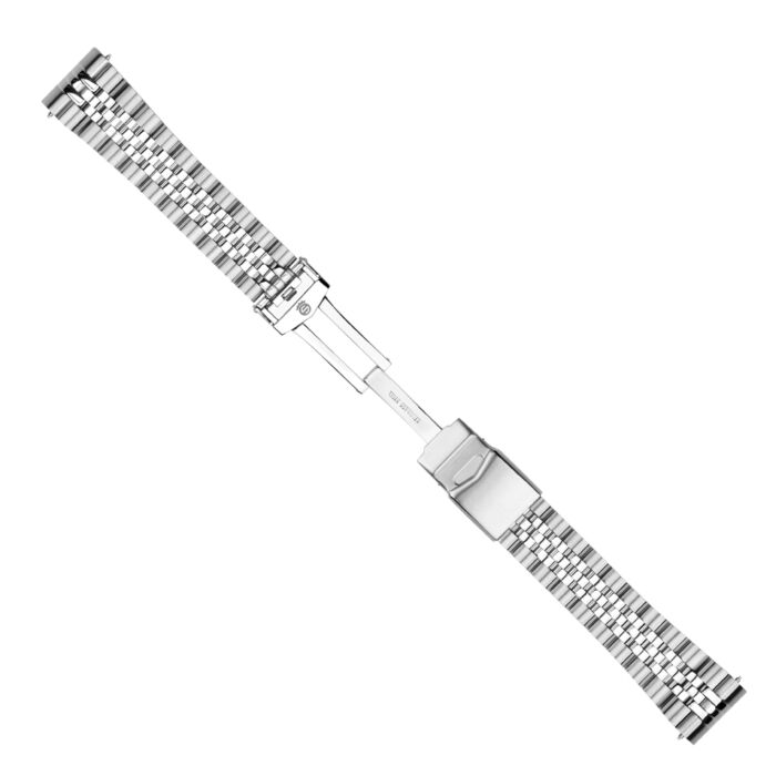 Steinhart Stahlband 22x18 mm fünfreihig für Barrique inkl. Bandanstöße Auslauf