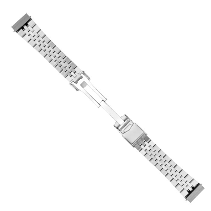 Steinhart Stahlband 22x18 mm fünfreihig für Barrique inkl. Bandanstöße Auslauf