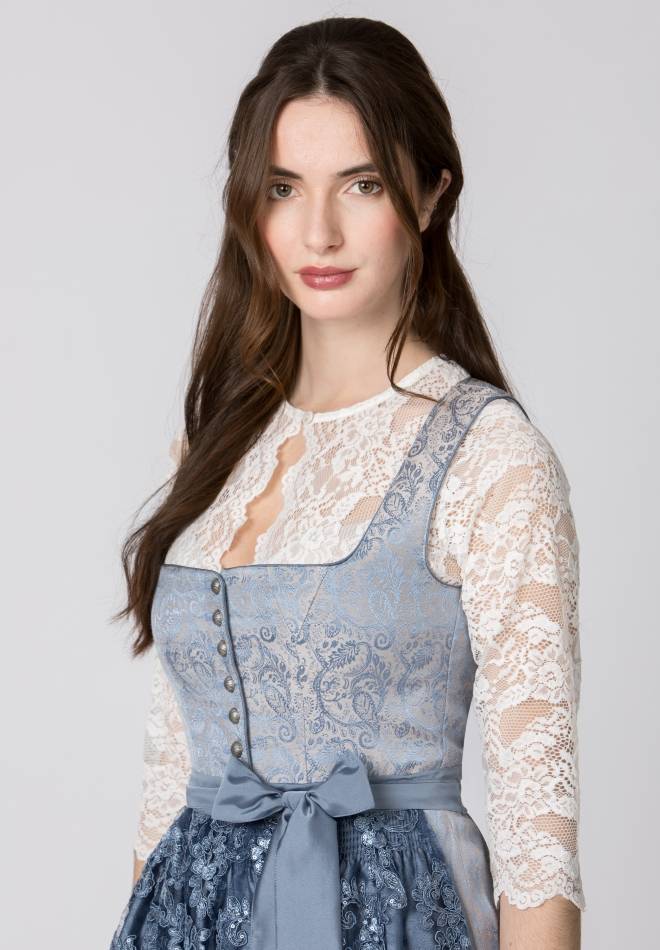 Stockerpoint Dirndl Sidonia rauchblau 32 Schlussverkauf