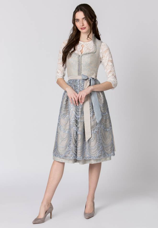 Stockerpoint Dirndl Flavia taupe 32
