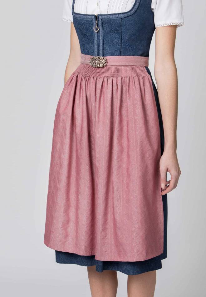 Stockerpoint Dirndl Roseline blau-altrosa 30 Hotsell