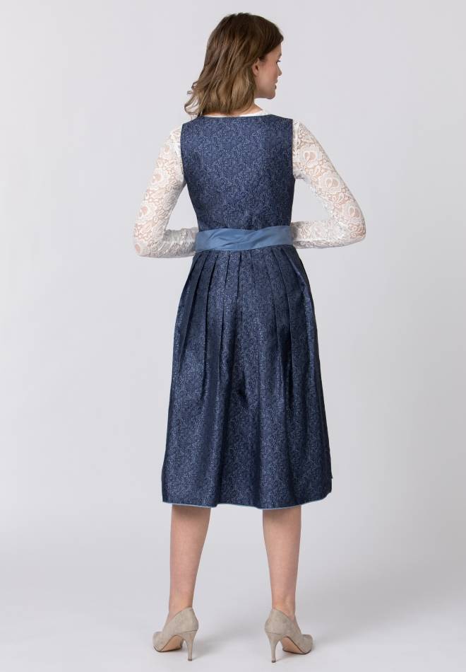 Stockerpoint Dirndl Leonora blau 32 Auslauf