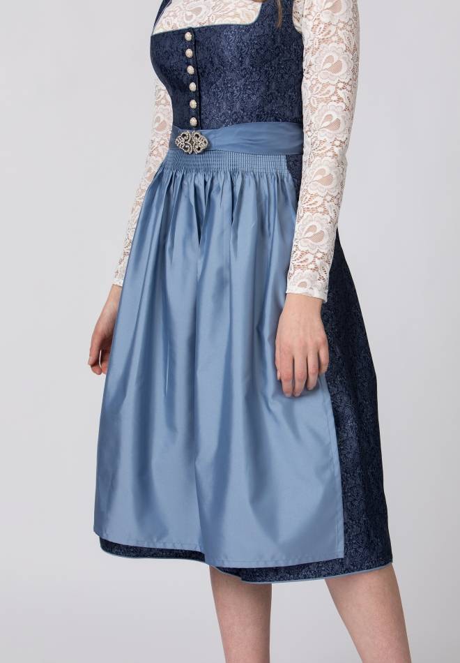 Stockerpoint Dirndl Leonora blau 32 Auslauf