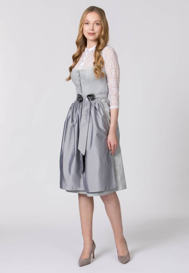 Stockerpoint Dirndl Audrey hellgrau 34