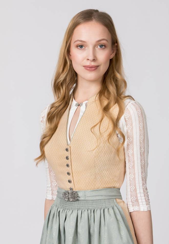 Stockerpoint Dirndl Makena gelb 34 Auslauf