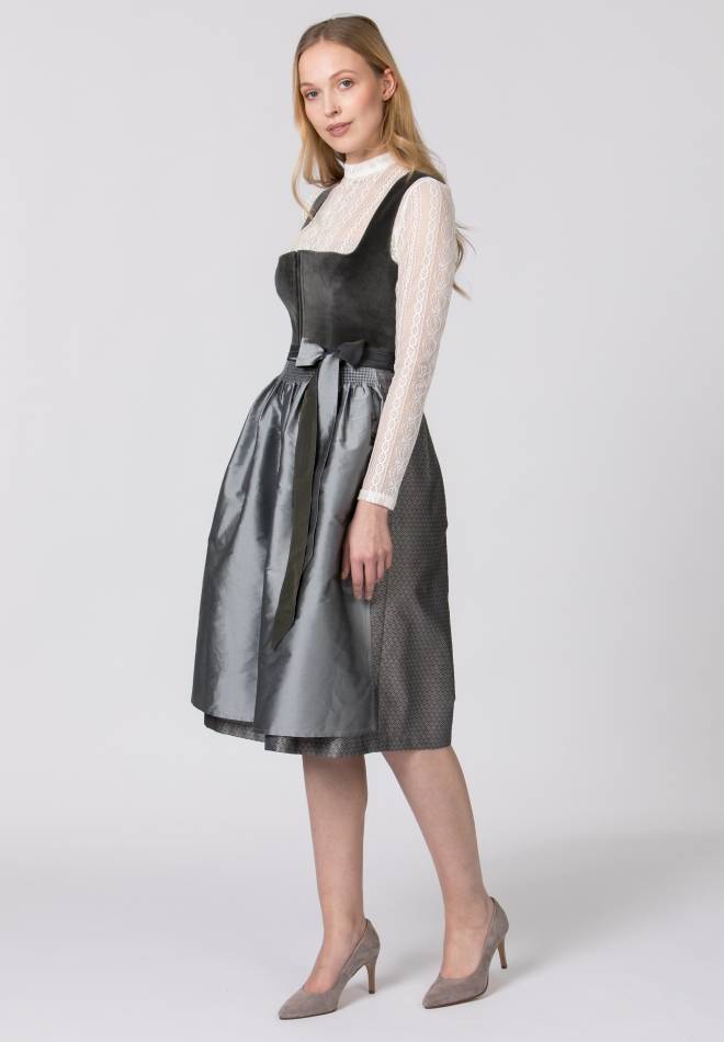 Stockerpoint Dirndl Gloria graphit 44