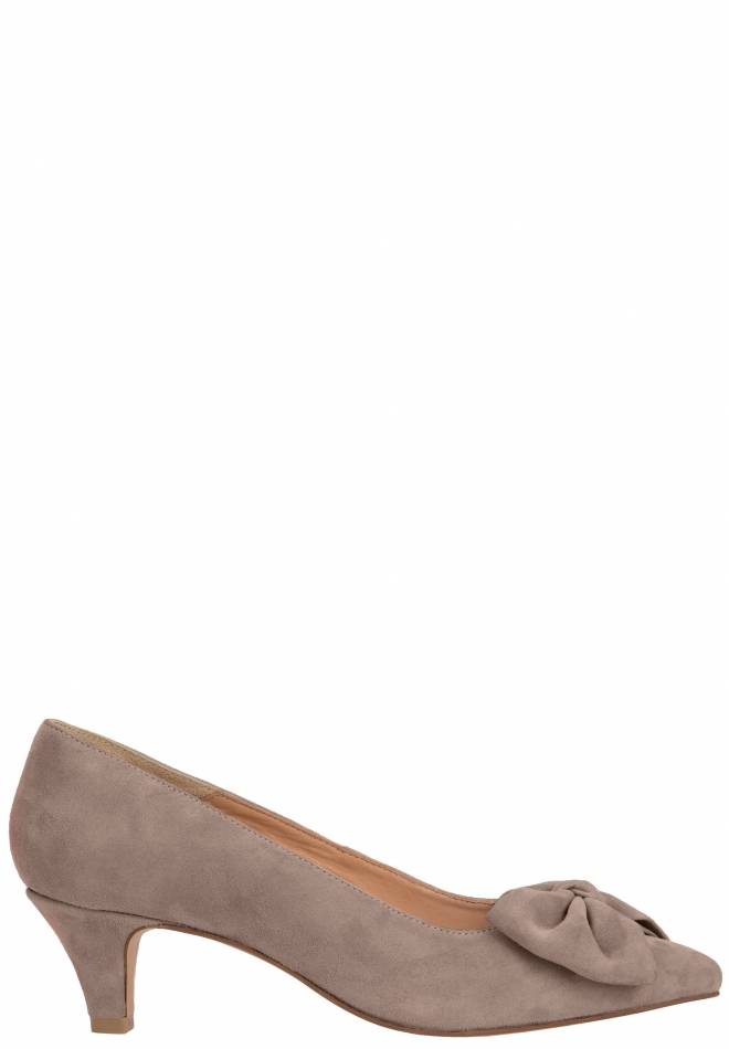 Stockerpoint Trachten Pumps Lucia hellgrau 36