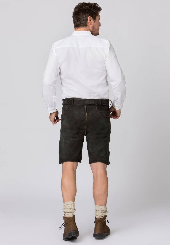 Stockerpoint Lederhose Bertl graphit gespeckt 44 Schlussverkauf