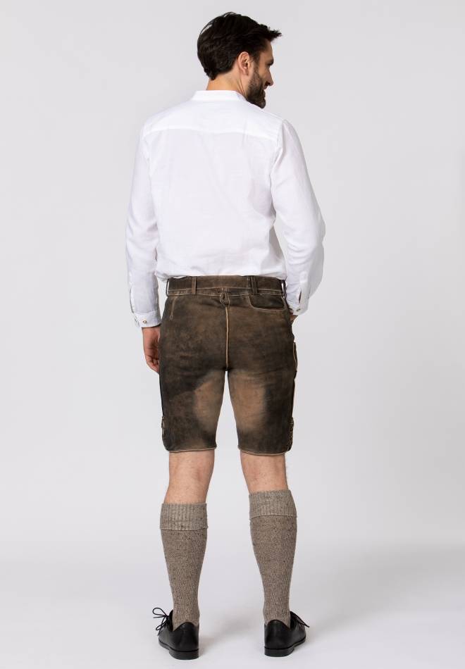 Stockerpoint Hose Almbräu sepia raw-schwarz 46 Blitzverkäufe