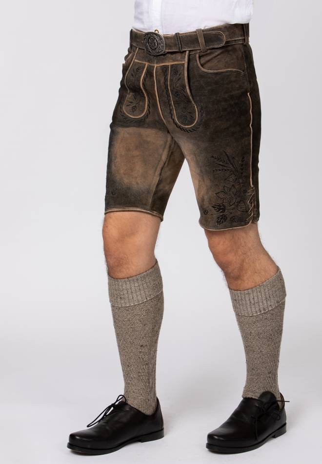 Stockerpoint Hose Almbräu sepia raw-schwarz 46 Blitzverkäufe