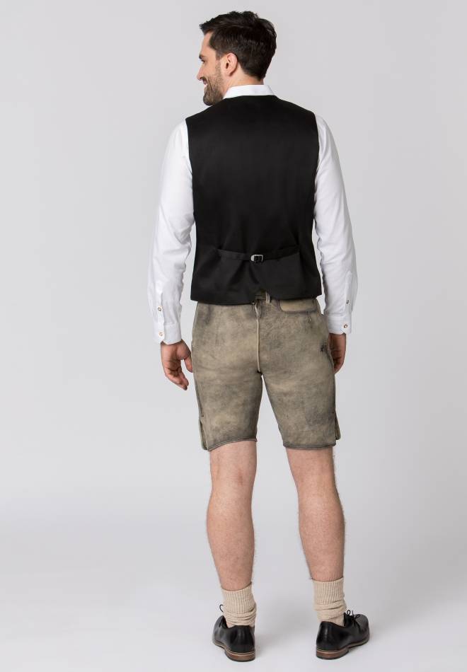 Stockerpoint Lederhose Artur buche gespeckt 44 Fabrikverkauf