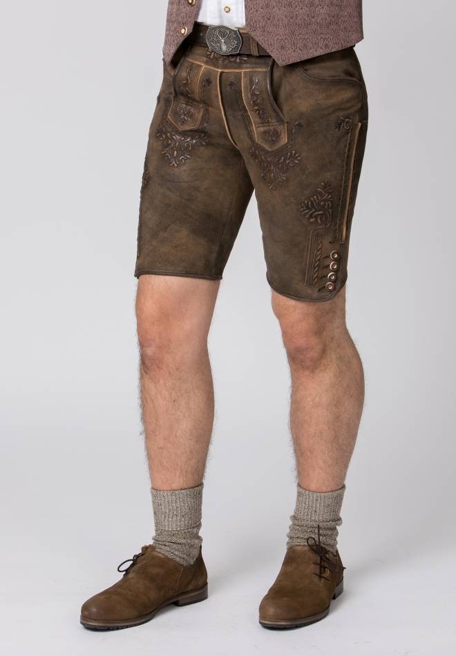 Stockerpoint Lederhose Artur muskat gespeckt 44 Blitzverkäufe