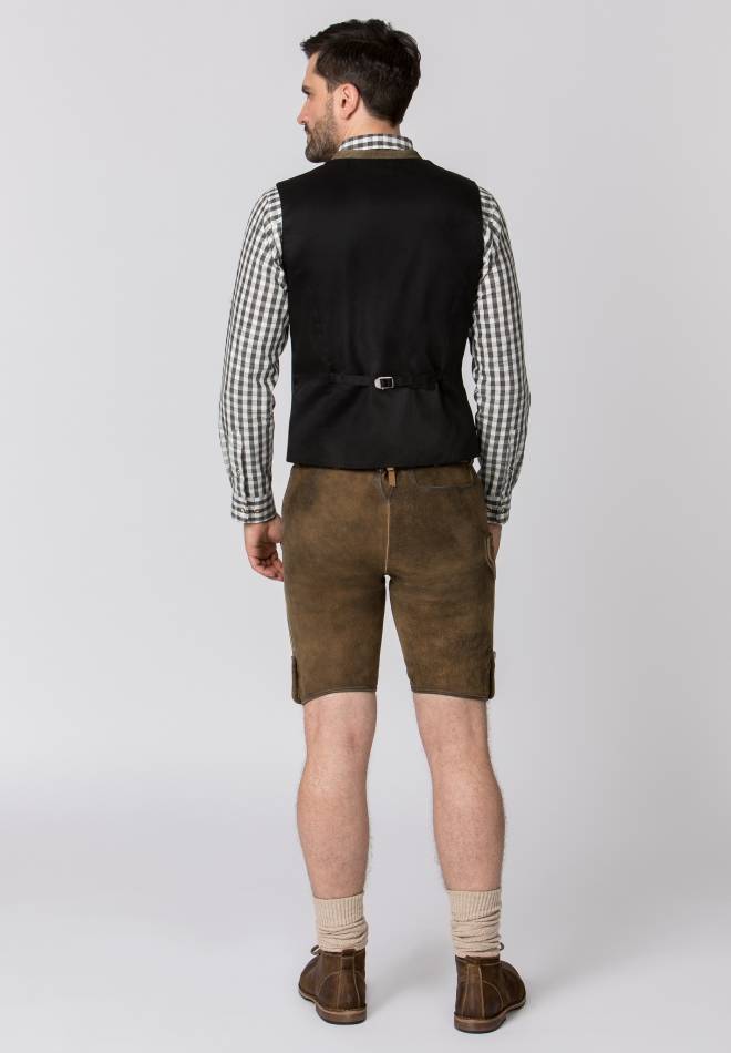 Stockerpoint Lederhose Bastian havanna gespeckt 44 Verkauf