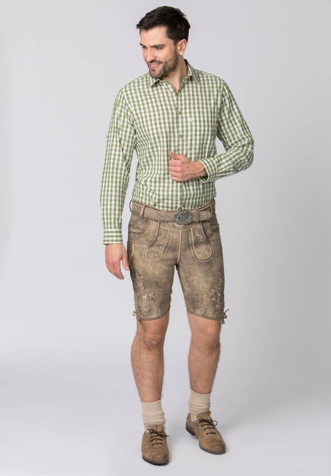 Stockerpoint Lederhose Girgl schilf gespeckt 44