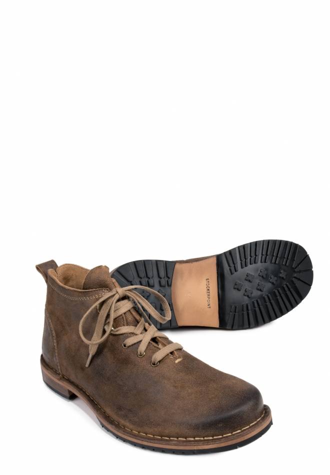 Stockerpoint Trachtenstiefel William hellbraun gespeckt 41