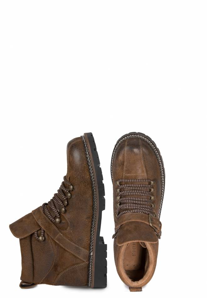 Stockerpoint Trachtenstiefel Tiago hellbraun gespeckt 40 Outlet
