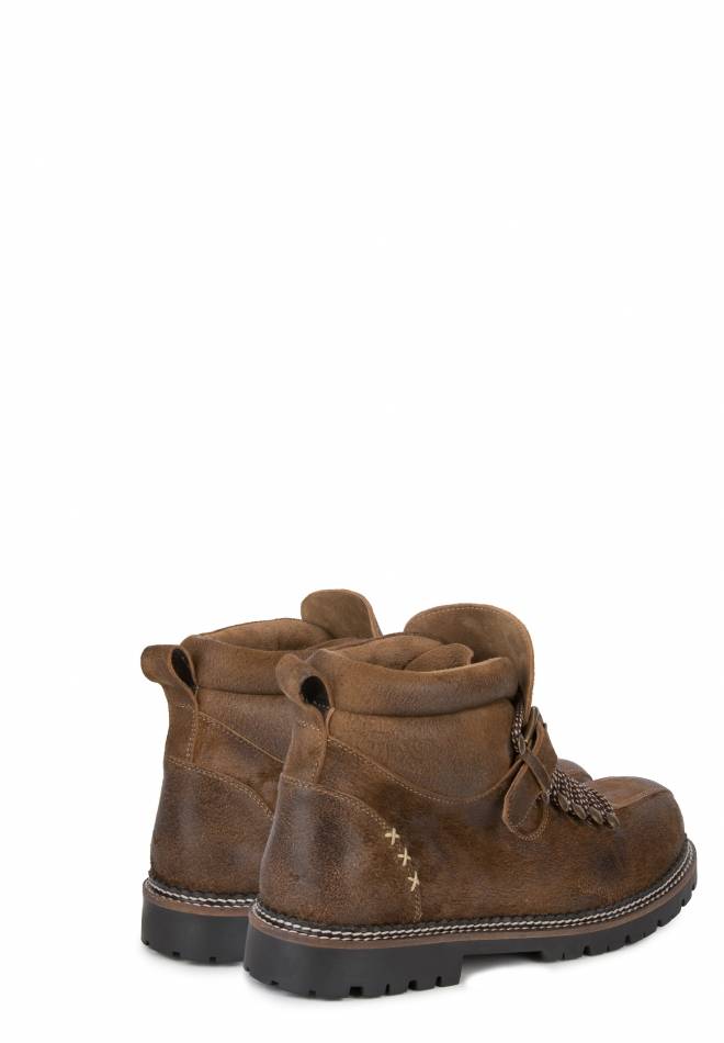 Stockerpoint Trachtenstiefel Tiago hellbraun gespeckt 40 Outlet