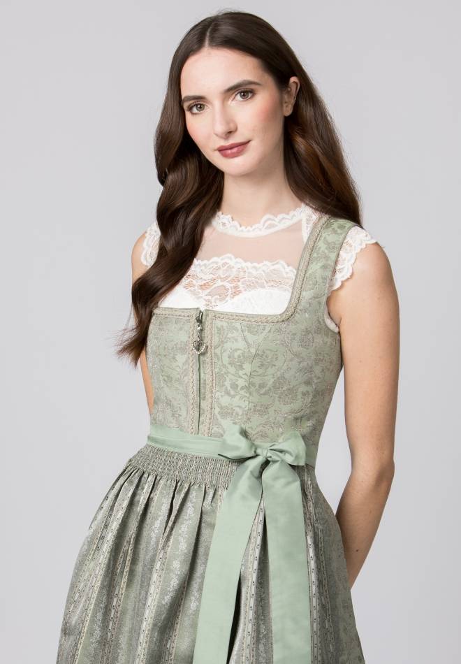 Stockerpoint Dirndl Grace salbei 32 Auslauf