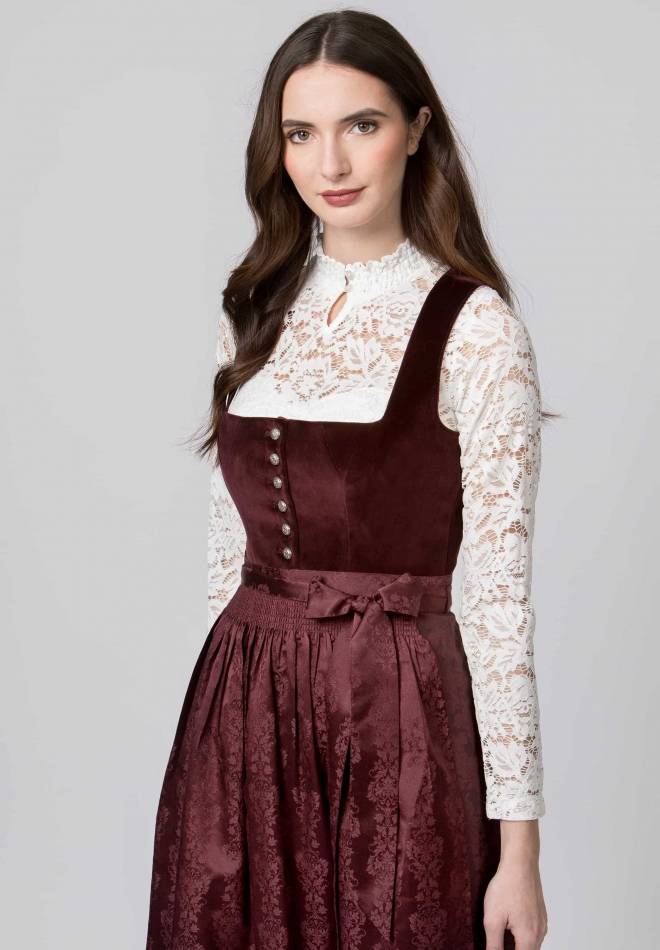 Stockerpoint Dirndl Viktoria bordeaux 32 Verkauf