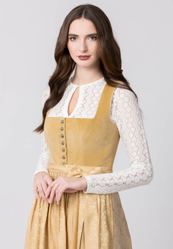 Stockerpoint Dirndl Viktoria senf 32 Hotsell