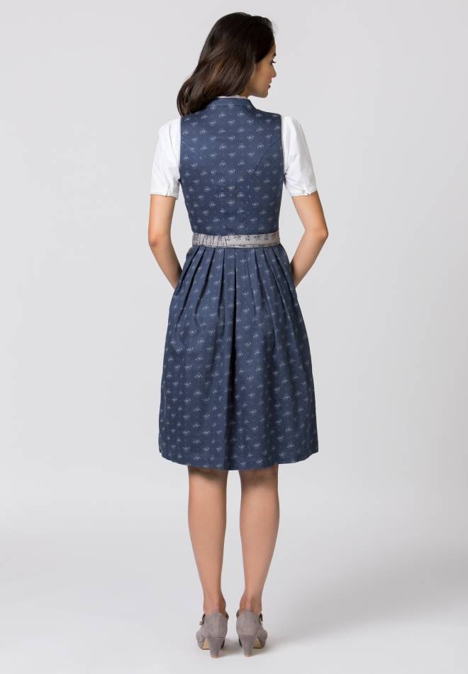 Stockerpoint Dirndl Amalie2 dunkelblau-grau 30 im Angebot