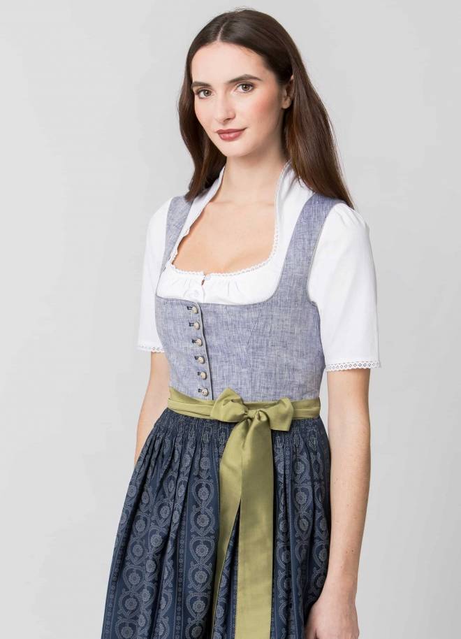 Stockerpoint Dirndl Eleen dunkelblau 32 Günstiger Verkauf