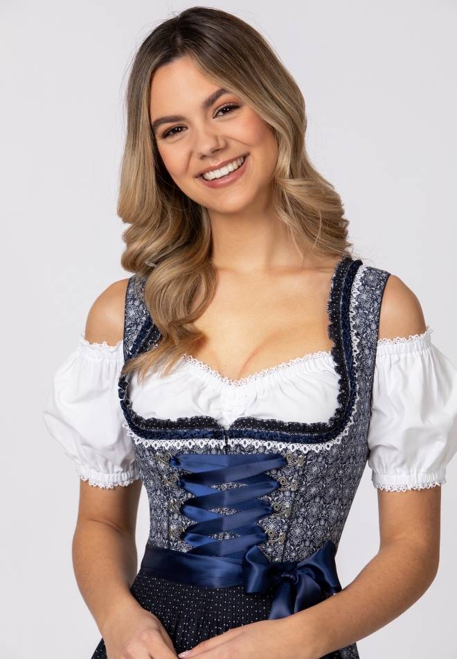 Stockerpoint Dirndl Kim dunkelblau 30 Online