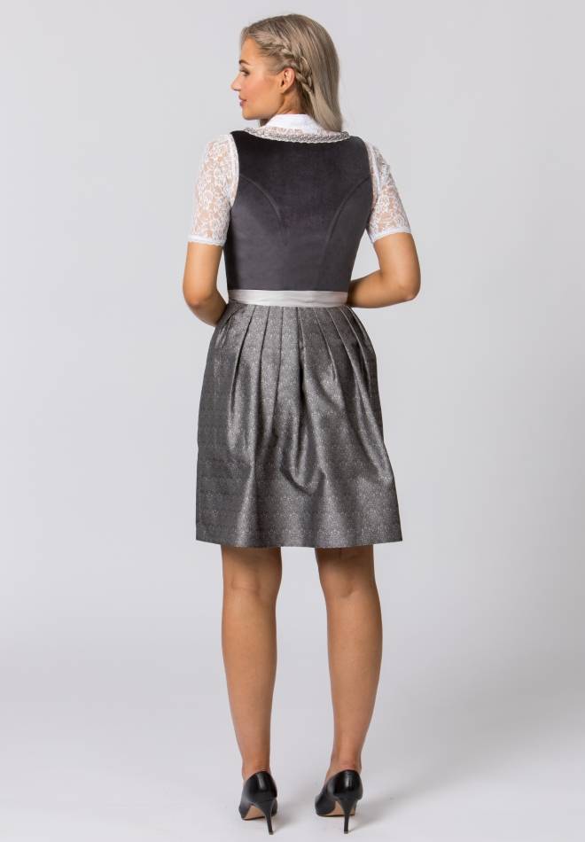 Stockerpoint Dirndl Loredana anthrazit 30 Fabrikverkauf