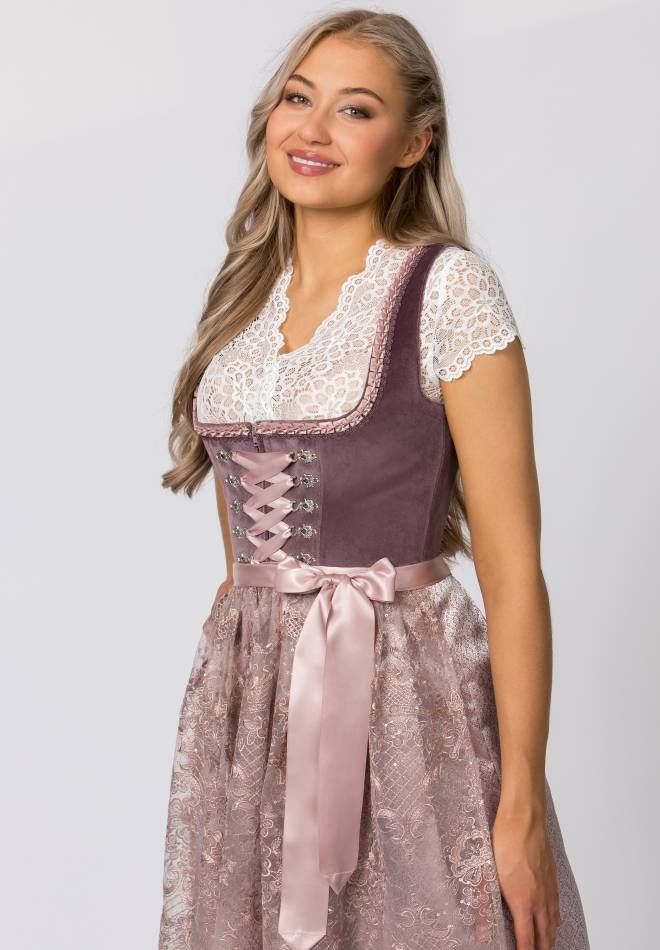 Stockerpoint Dirndl Loredana aubergine 30 Meist gekauft