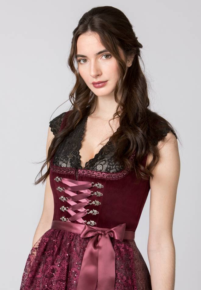 Stockerpoint Dirndl Loredana rot 30 Blitzverkäufe